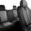 Pickup Seats Covers Compatible with Dodge Ram 1500 2009-2024 Truck Pleather Seat Covers Custom Fit Dodge Ram 2500 3500 (Gray,5 Sets Full Seat)