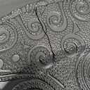 SOUJOY 12 Pack Charger Plates, 13 Inch Silver Plastic Charger Plate, Round Phoenix Pattern Elegant Serve Ware Plates for Weddings, Parties, Anniversary, Thanksgiving