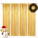 Gold Sequin Backdrop Curtain,4PCS 2FTx8FT Glitter Backdrop Curtain for Parties,Christmas, Wedding, Banquet Decoration(4 PCS,2FTx 8FT)