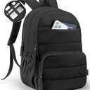 Uselike Travel Backpack for Women, 15.6 Inch Laptop Backpack, Quilted College Bookbag, Cute Work Backpacks, Water Resistant