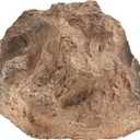 Backyard X-Scapes Artificial Rock for Landscaping Fake Rock Well Pump Cover for Decorating to Hide Pipe Fiberglass Boulder Covers Small Natural Grey 9 in H x 13 in W x 16 in L