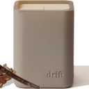 Drift Vanilla Woods Scented Candle - Clean Oil Premium Home Decor Fragrance - 60 Day Burn Time - 10.5 oz