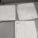 Pureegg Rectangle Table Cloth 60" x 84" – Durable Polyester Tablecloth Offers Reusable & Washable Protection, Ideal for Outdoor Party, Picnic, Wedding, Banquet and Birthday, 6 Pack, White