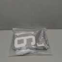 PORRCEY Juniors Short Sleeve Print Sequin Funny Dress Shirts (Grey,XXL)