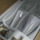 Gold Chandelier, 55" Modern Linear Chandelier for Dining Light Fixture, 2-Lights Dining Light Fixtures with White Fabric Shade Linear Pendant Light Kitchen Island for Restaurant, Living Room