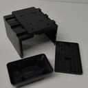 Armrest Box Double Layer Front Center Console Black Leather with Charging 7 USB Ports for Universal Car