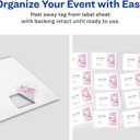 Avery Flexible Printable Name Tags, 2-1/3" x 3-3/8", Matte White, 400 Removable Name Badges for Laser and Inkjet Printers (5395)