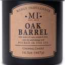 Manly Indulgence Oak Barrel Scented Candles for Men, 16.5 oz Single Wick, Premium Soy Blend Wax, 60H Burn, Candles for Home Scented 
