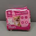 American Kennel Club Female Dog Wrap, Disposable Diapers with Wetness Indicator (XS (916 in), 50, Count) (Extra Small Waist Size 9 - 16 in)