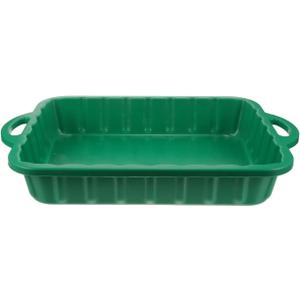 ULTECHNOVO Oil Drain Pan Portable Oil Drip Catcher Tray with Pour Spout Leakproof Plastic Drain Tray for Car Engine Motorcycle Coolant Collection Garage Maintenance 23.62 X 15.35 X 3.54 in