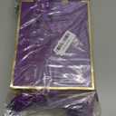 Yeaqee 50 Pack Metallic Gift Bags with Handle and Tissue Paper Gold Foil Thank You Bag for Graduation Wedding Groomsmen Bridal Baby Shower Gifts Holiday Party Favors 9x7x3.15'' (Purple Gold)