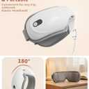 Pinailon Eye Massager with Heat, Massaging Eye Mask with Heating & Music, Facial Massager,Relaxing Eye Care Headache Massager Equipment for Migraines Relax Eyeris for Her Him