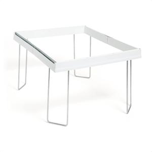 Smead Adjustable Hanging File Folder Frames, 13 W x 9.25 H x 16-24 L, White and Silver, Letter Size (64850)
