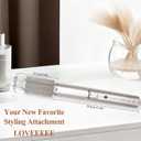 Upgraded Round Volumizing Brush for Shark Flex Style Attachment, Round Brush Compatible with Shark Flexstyle, Optimized Bristles for Smooth Styling Adds Volume Curls for All Hair Types