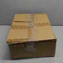 Veehoo Cooling Elevated Dog Bed Add Removable Waterproof Bolster Cushion Mat, Raised Pet Cot with Breathable Teslin Mesh, No-Slip Feet, Dog Couch Bed for Indoor Outdoor, 53 inches, Beige Coffee