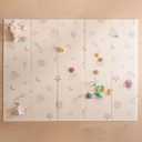 Nuby Foldable Reversible Baby Play Mat, 77" x 58", XXL, 0M+, Stars & Sky | Waterproof Floormat, Easy to Clean with 2 Designs, Folds up for Easy Storage, Ideal for Nursery & Safe Baby & Toddler Play