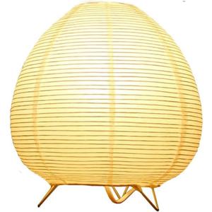 Bedside Table Lamp Paper and Chrome Standing Lamp Room Decoration Festival Lantern Light Nightstand Desk Lamp Bedroom Dresser Living Kids Room College Dorm Coffee (White, 9"x 9" x 8")