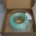 AMOLEN 3D Printer Filament Crystal PLA Transparent 1.75mm, Crystal Green Clear Printing, Low Warping & No-Bubbles, Dimensional Accuracy +/- 0.02 mm, Fits Most FDM 3D Printers, 1kg Spool(2.2lbs)