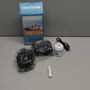 Vacuum Bag for Travel, Professional IPX8 Waterproof Reusable Vacuum Compression Bags for Travel Suitcases, Durable Space Saver Bag(2 PACK,With Pump) (Black)