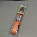 HYDEME Tactical Dog Collar, Alpine Loop Adjustable Military Training Nylon Dog Collars with Handle and Reflective for Small Medium Large Dogs, with Airtags Protective Case & Patches.(L,Orange)