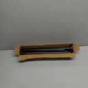 Black Shower Curtain Rod 31 to 80 Inch,1 Inch Diameter Adjustable Spring Tension Stainless Steel Telescoping Rod,Easy Install,No Rust