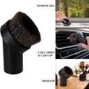 1.25" Round Dust Brush Horse Hair 1 1/4" Vacuum Attachment Replacement Brushes