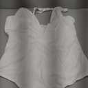 SHAPERIN Women's Deep V Neck Bodysuit Double Lined Plunge Tummy Control Shapewear Thong Body Suits Backless Cami Tank (Large, White)