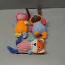 3pcs Dog Squeaky Toys, Puppy Chew Interactive Dogs Toys for Small Medium Large Chewer Dogs to Keep Them Busy(Pet Use Only) (Dog&Fox&Pig)