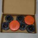 VIABRICO 10 Pack AF-100 Replacement Spool Line for Black+Decker - 0.065" Weed Eater String Trimmer Line Spool, 30ft Autofeed Weed Wacker Spool Refill for Black+Decker(8 Spool,2 Cap,2 Spring)