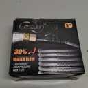 Cesun Metal Garden, Short Connector, Water Lead-in Hose Extension, Extremely Flexible, for Hose Reel/RV/Dehumidifier, Lightweight/Durable/Drinking Water Safe SS Female to Male, 5FT