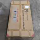 Pexfix Full Length Mirror Full Body Mirror 47''22'' Mirror Full Length with Gold Aluminum Alloy Frame(no Stand)