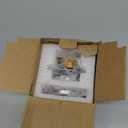 Brushed Nickel Bathtub Drain Tip-Toe Single Hole,Welsan Tub Drain Trim Set Conversion Kit Assembly, Coarse Thread Replacement Trim Kit with 1-Hole Overflow Faceplate Includes an Adapter