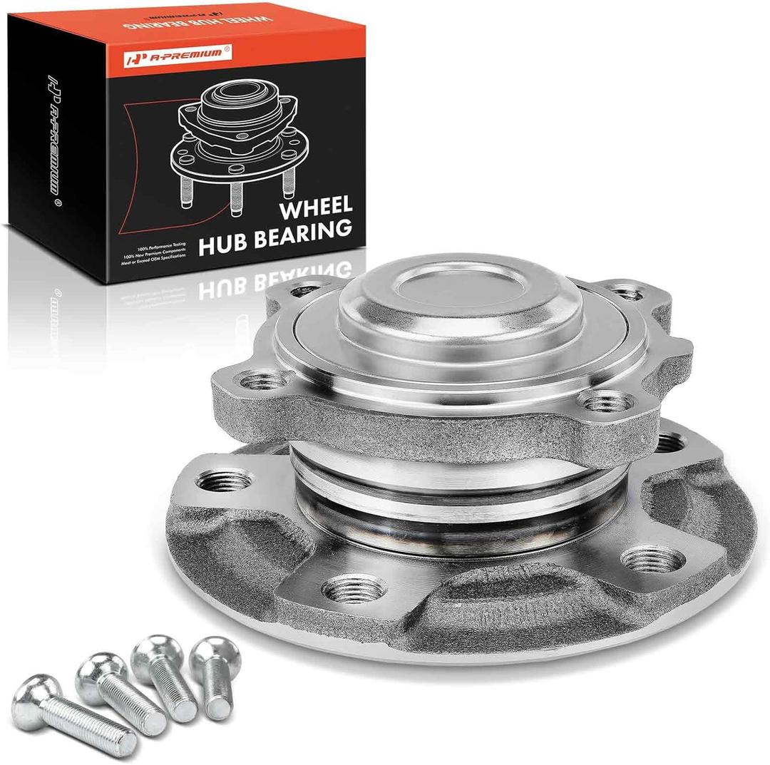 A-Premium Front Wheel Bearing and Hub Assembly Compatible with BMW - 2012-2016 - 320i 328d 328i 335i 340i & 428i 435i 428i/435i Gran Coupe & 228i & M235i & ActiveHybrid 3, RWD Only