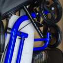 Economy Knee Scooter Steerable Knee Walker All-Terrain Foldable Knee Scooters for Foot Injuries Best Crutch Alternative with Dual Braking System Blue