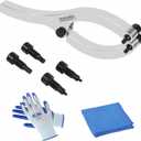 11.8 Inch Heavy Duty Gland Nut Wrench Set | Adjustable Spanner Wrench for 2-9" Hydraulic Cylinders | Includes 5/32", 1/4", 5/16", 3/8" Pins & Gloves