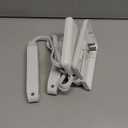 2 Pack 3FT Flat Plug Extension Cord Power Strip with 3 Outlets, Patented Detachable Ultra-Thin Outlet Cover Concealer & Ultra-Flat Plug, Max. 13A 125V 1625W ETL Listed, White Color