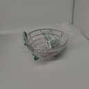 Spectrum Diversified Euro Fruit Bowl & Produce Basket Modern Countertop Food Storage for Fruits & Vegetables, Sleek Design with Sturdy Steel Construction,Silver