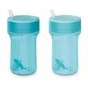 NUK Everlast Straw Cup - Teal Blue - 10oz/2pk