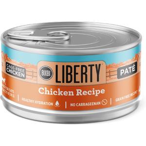 BIXBI Liberty Canned Wet Cat Food - Grain Free, Chicken Pate Recipe, 2.75 Ounce (Pack of 24) BBD:  June 30 2025