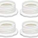 PumpMomus Pump Bottle Adapter, Baby Bottle Thread Changer Converter for Spectra S1 S2 Wide Mouth Flanges to Use Standard Sized Bottles. Compatible with Medela, Ameda Narrow Neck Bottles