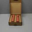 LARS NYSØM Electric Salt and Pepper Grinder Set, USB Rechargeable, Automatic Salt and Pepper Mills, Spice Shakers Refillable with LED Light, Adjustable Coarseness, Ceramic Grinder (Brick Red)