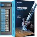 EtchMate Engraving Pen for Metal, Wood, Glass, Plastic & All Materials - Engraver Pen Tool - Teen Boy Gifts - Unique Gifts for Women, Teenage Girl - Cool Easter Gift Ideas - Craft Kits for Adults