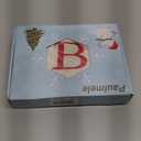 ZOEA 20 Inches Christmas Stockings with Initials, Large Embroidered Letter Knit Christmas Stocking for Family Holiday Decorations and Xmas Gift (B, Red)