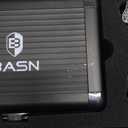 BASN Bmaster5 in Ear Monitors, 1DLC Diaphragm+4BA 5 Drivers Drummers Headphones with Silver-Plated OFC Cable, Noise Isolation IEM Earbuds for Musicians (Midnight Black)