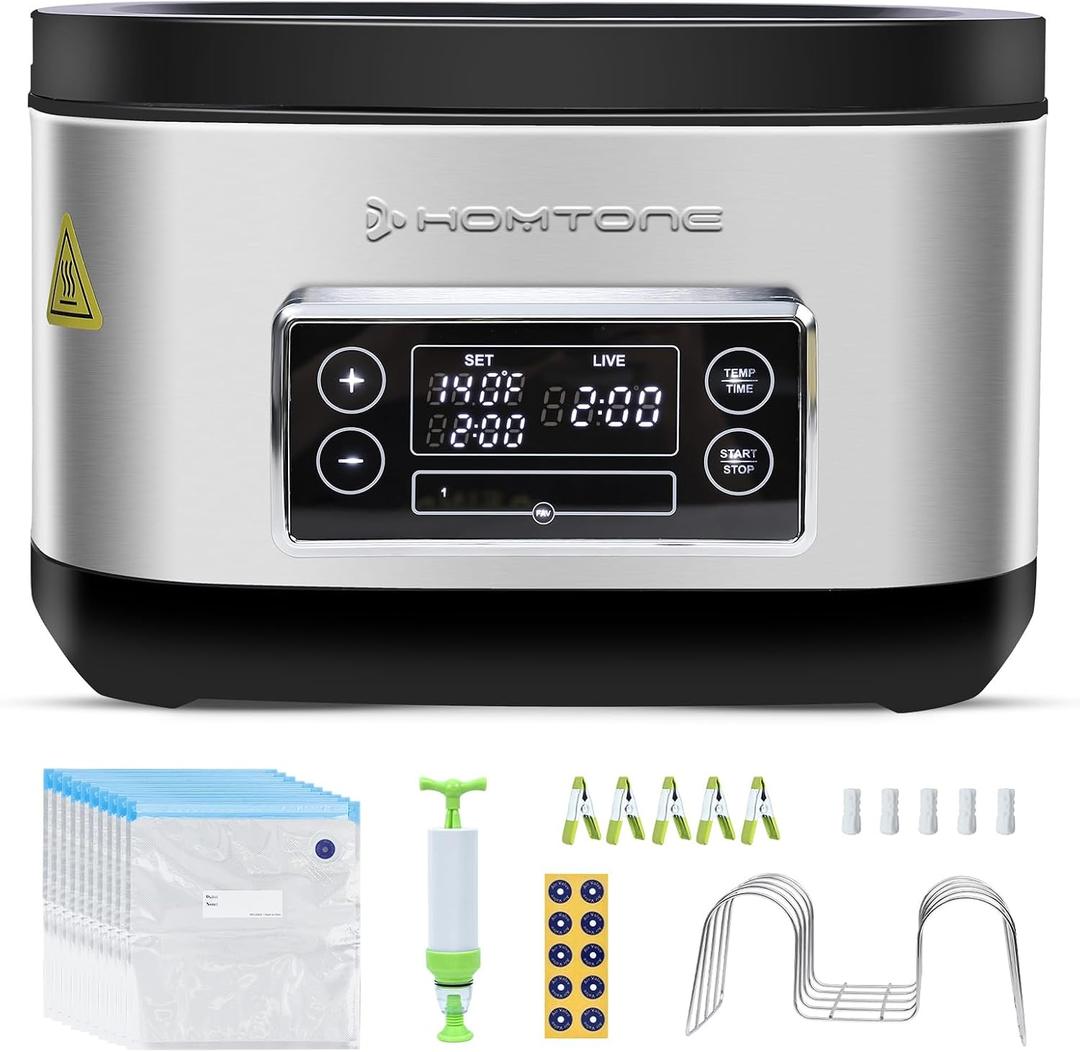 Sous Vide, 8 Quart Sous Vide Precision Cooker, 3D Water Circulation
All-in-One Design, Digital Display with Accurate Temperature and Time Control, Suveed Cooking Machine with Vacuum Bags + Pump