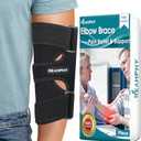 Reamphy Elbow Brace,Comfortable Night Elbow Sleep Support,Elbow Splint, Adjustable Stabilizer Splints, Cubital Tunnel Syndrome,Tendonitis,Ulnar Nerve,Tennis,Fits for Men and Women(Fits Most)