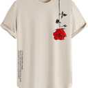 SOLY HUX T-Shirts for Men Crew Neck Short Sleeve Vintage Shirts Summer Graphic Tee Tops (XXL)