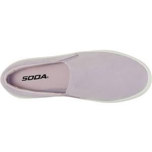 Soda Flat Women Shoes Slip On Loafers Sneakers Platform Lavender Purple HIKE-G 9