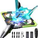 4DRC V31 Foam RC Planes Remote Control Airplanes for Kids Adults 8-16, Remote Control Planes Fighter Jet with Light, 360 Flip Fighter Jet Toy, Gravity Sensing, Stunt Roll, Gifts for Kids Boys