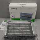 Buzbug LED Bug Zapper Indoor, 3 Lamps Enhance Insect Attraction, 3800V High-Voltage, Up to 50,000 Hrs Lifespan Lamps, Electric Mosquito Zapper, Fly Trap Mosquito Trap, Fly Killer Fly Zapper -MA009 (NEW BLACK)